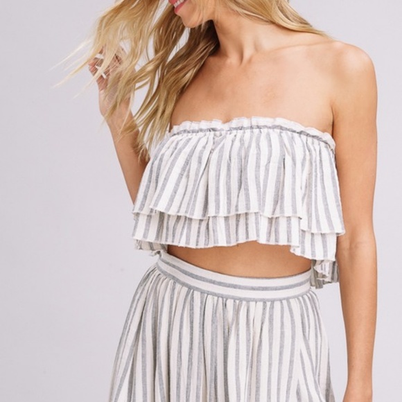 NEW - Striped Two Piece Set - Picture 6 of 6